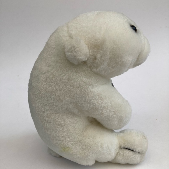 Coca Cola Mini White Polar Bear Stuff Toy Vintage - Picture 2 of 5